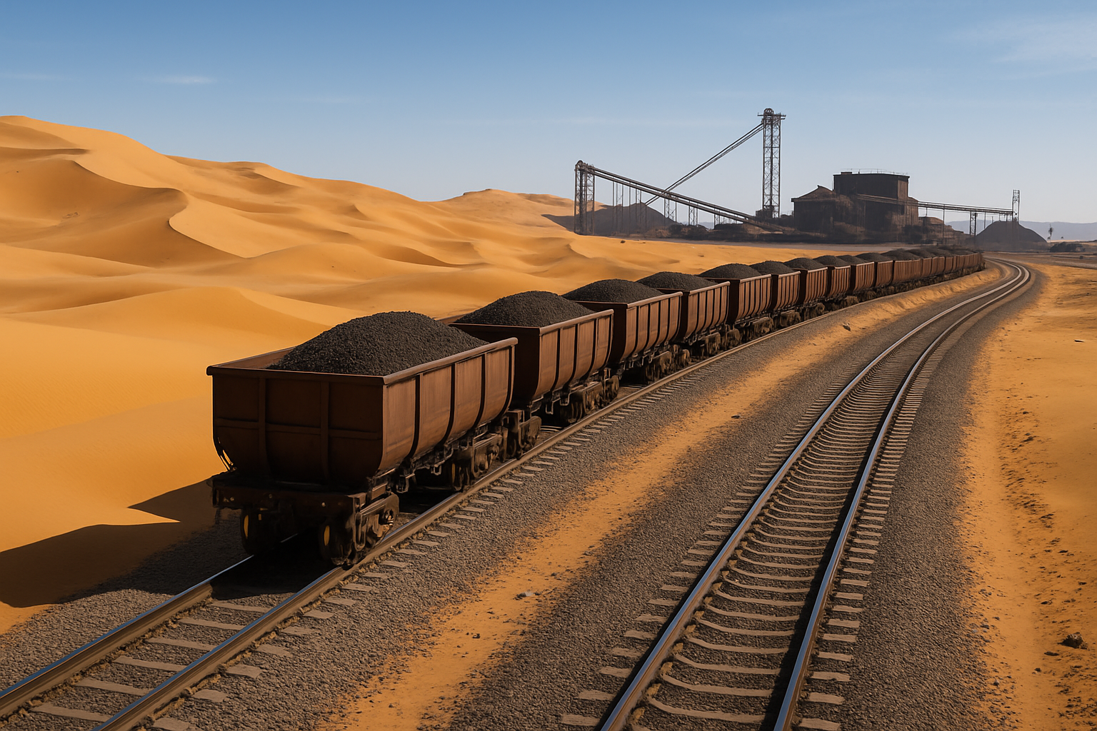 Algeria Launches Historic Iron Ore Railway Connecting Gara Djebilet to Export Ports