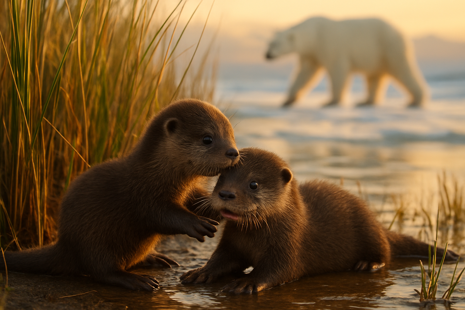 Heartwarming Wildlife Rescues Bring Hope During Climate Crisis: River Otter Pups and Arctic Conservation Breakthroughs