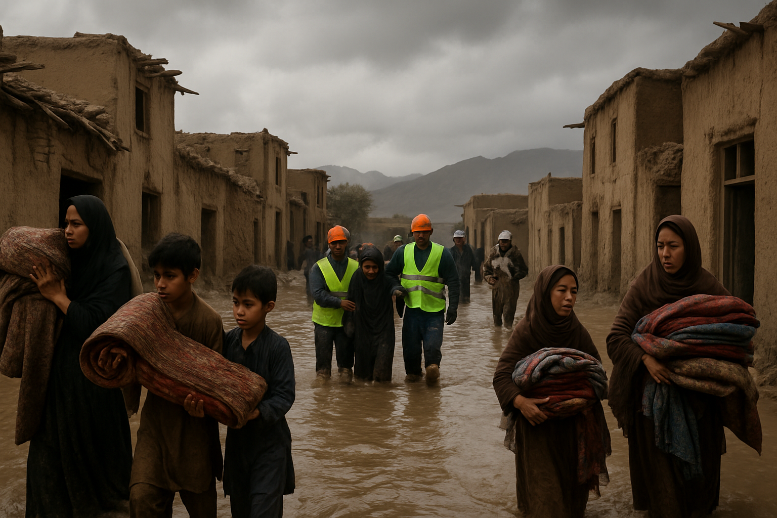 Afghanistan Faces Twin Catastrophes: Deadly Floods Claim 77 Lives as Nation Ranked World's Unhappiest for Third Consecutive Year