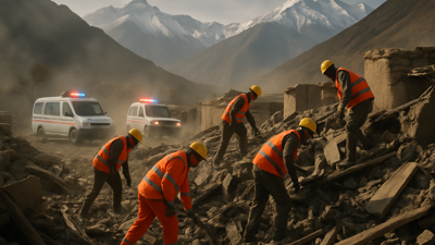 Magnitude 5.9 Earthquake Strikes Afghanistan, Killing Eight in Kabul's Bagrami District