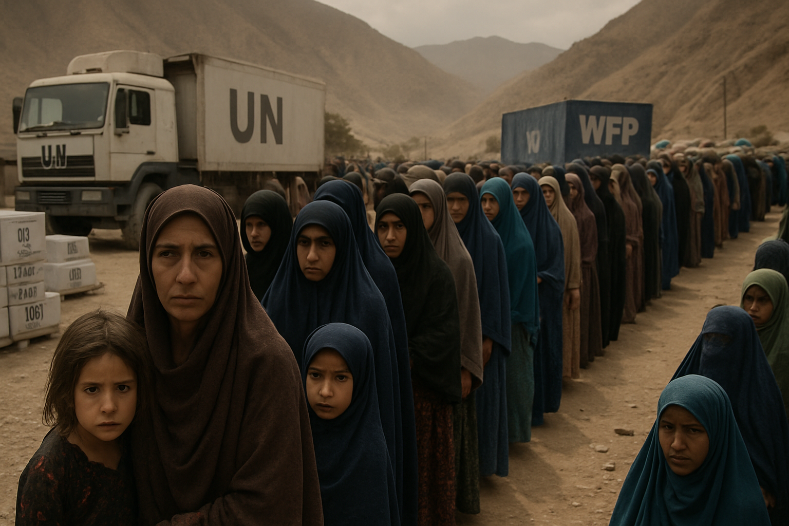 Afghanistan Faces Looming Famine as 90% of Female-Headed Households Struggle with Severe Food Insecurity