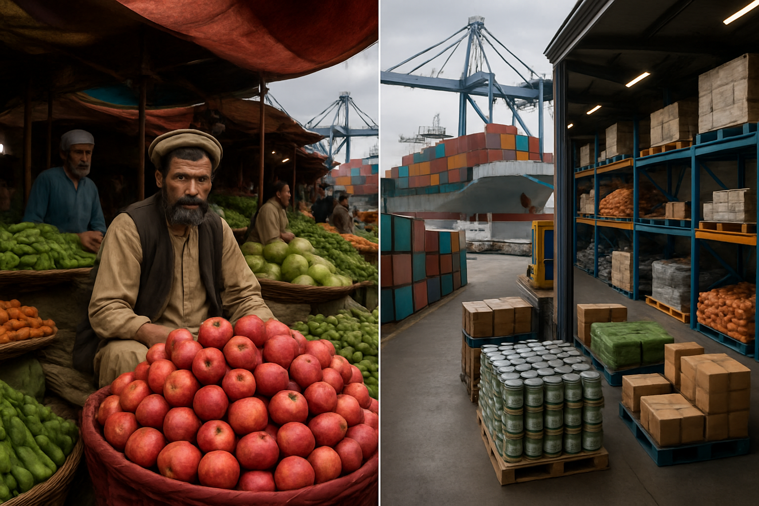 Global Food Security Crisis: Afghanistan Steps In as Iran Halts Exports While UK Warns of Supply Chain Vulnerabilities