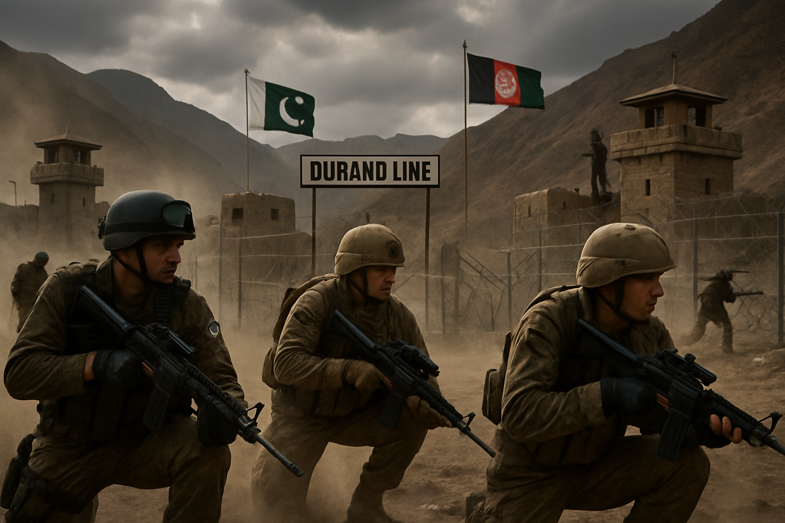 Afghanistan-Pakistan Border Crisis Explodes into Open Warfare as Taliban Forces Capture Military Bases