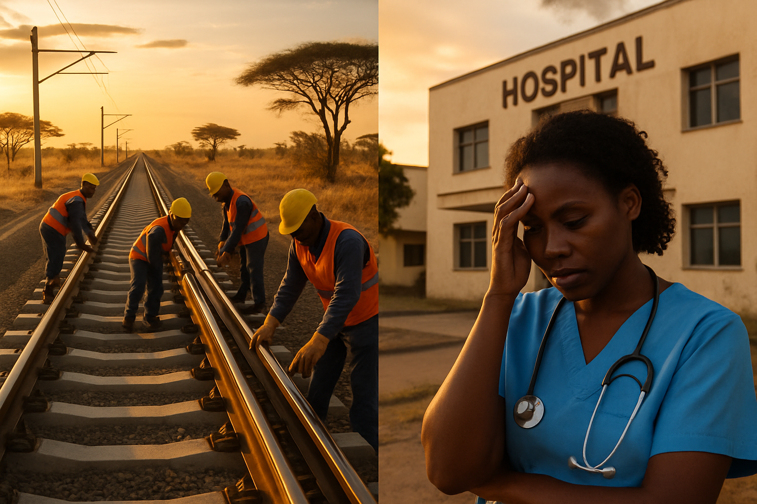 African Development Tale of Two Nations: Tanzania's Railway Milestone Contrasts with South Sudan's Healthcare Crisis