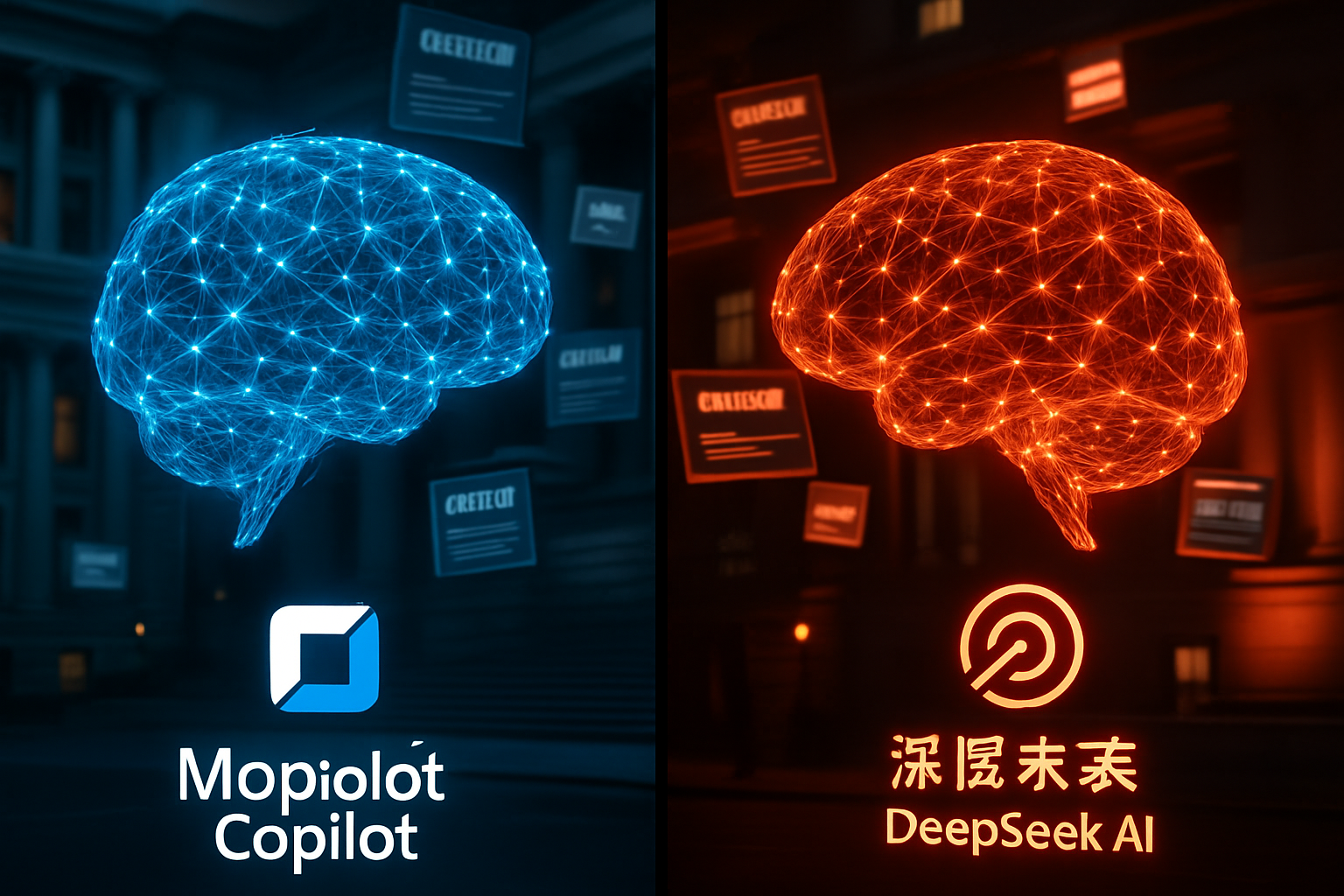 AI Arms Race Intensifies as Microsoft's Copilot Battles DeepSeek While Governments Struggle with Content Overflow