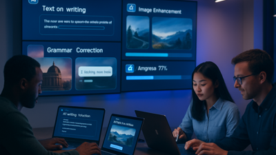 AI Content Creation Tools Transform Digital Publishing as Grammatic Innovation Reshapes Writing Industry