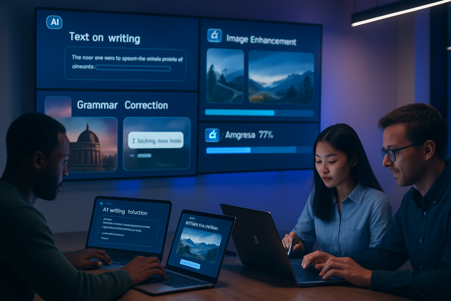 AI Content Creation Tools Transform Digital Publishing as Grammatic Innovation Reshapes Writing Industry