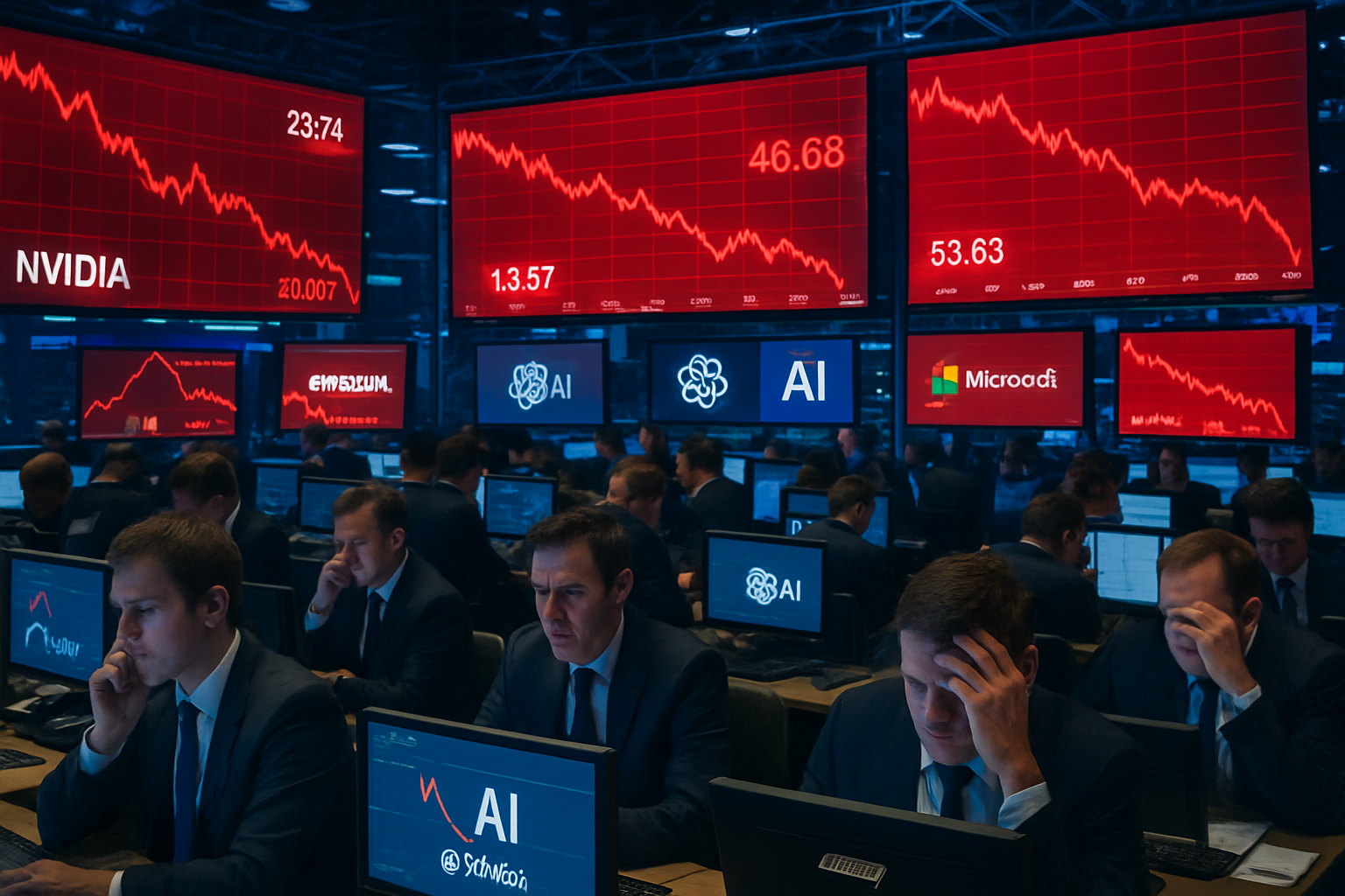 AI Market Turmoil Deepens as Tech Giants Face Unprecedented Volatility Amid Investment Surge