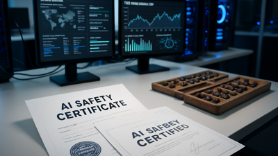 AI Industry Reaches Critical Safety Milestone as First Semiconductor Receives ISO Certification While Gaming Platforms and Traditional Competitions Embrace AI Integration