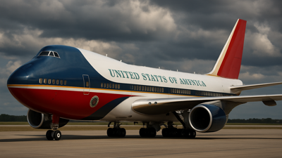 Air Force One Gets Historic Makeover: Military Confirms Red, White, Blue and Gold Color Scheme as Requested by Trump