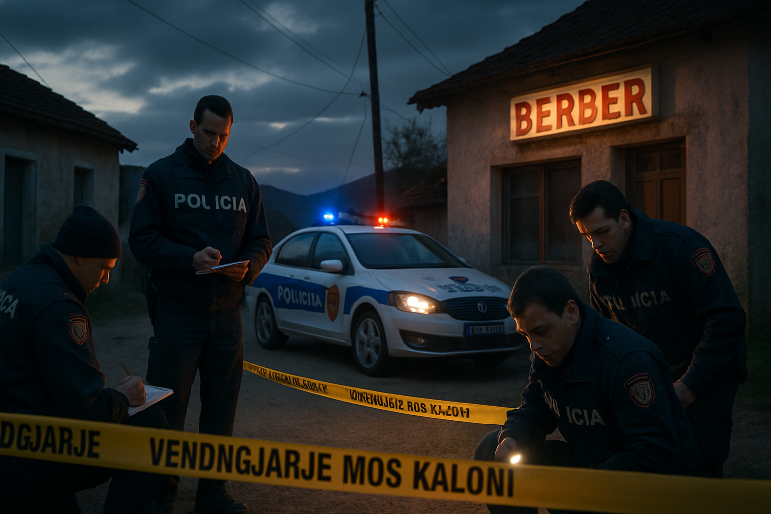 Albanian Police Officer Detained in Connection with Lezhë Barbershop Shooting Investigation