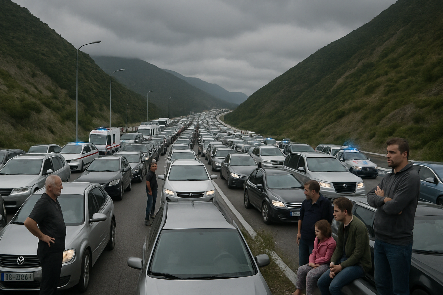 Albanian Infrastructure Crisis: Southeastern Regions Face Isolation as Multiple Road Networks Collapse