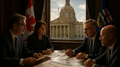 Alberta Projects $9.37 Billion Deficit Amid Record Spending and No Balanced Budget Plan