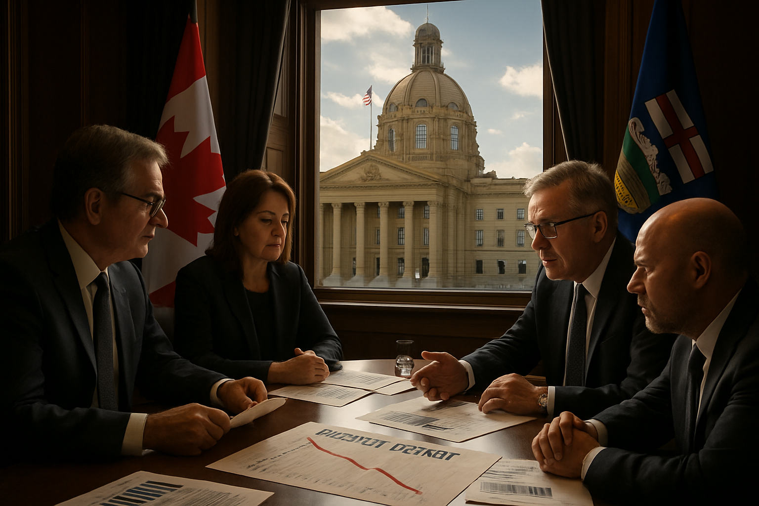 Alberta Projects $9.37 Billion Deficit Amid Record Spending and No Balanced Budget Plan