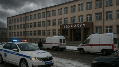 Student Opens Fire at Russian Technical College in Anapa, Three Injured