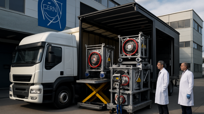World-First Antimatter Transportation by Truck Achieved at CERN, Marking Revolutionary Physics Research Milestone