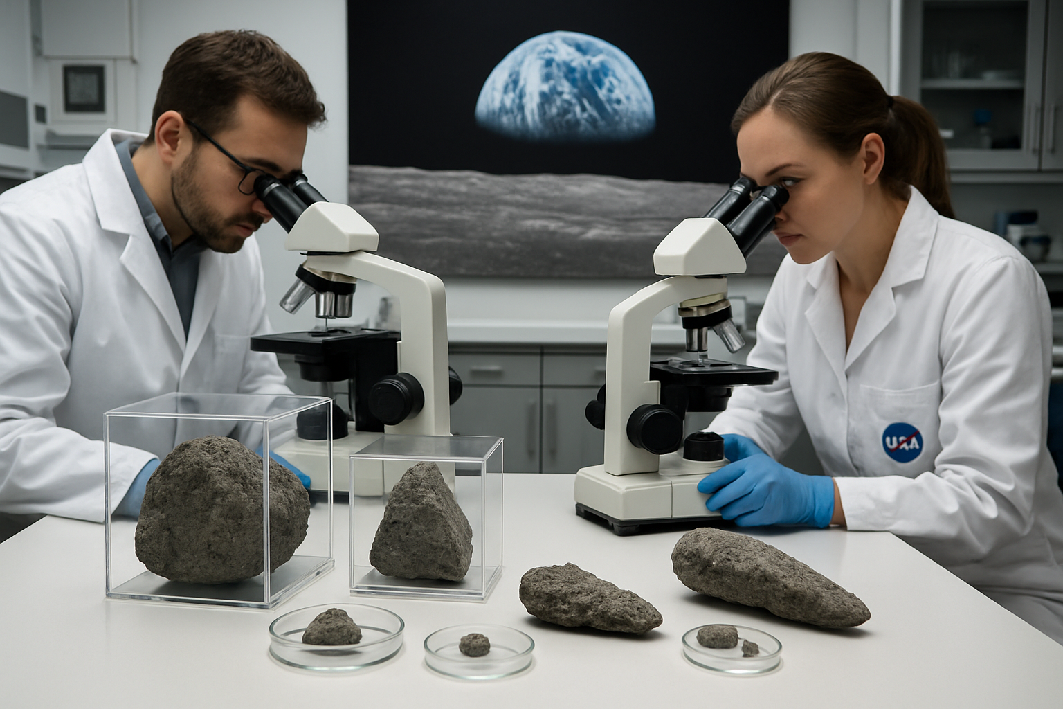 Apollo Moon Rocks Unlock Lunar Magnetic Field Mystery as Space Medicine Takes Center Stage