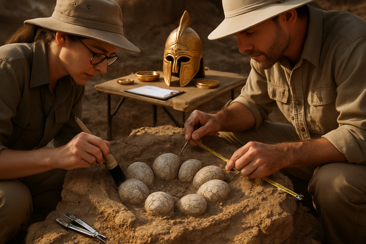 Major Archaeological Breakthroughs: 72-Million-Year-Old Dinosaur Eggs and Recovered Dacian Golden Helmet Mark Continued 2026 Renaissance