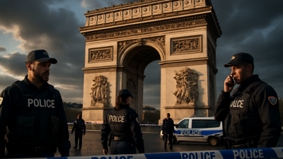 Knife-Wielding Attacker Dies After Assault on Police at Paris Arc de Triomphe