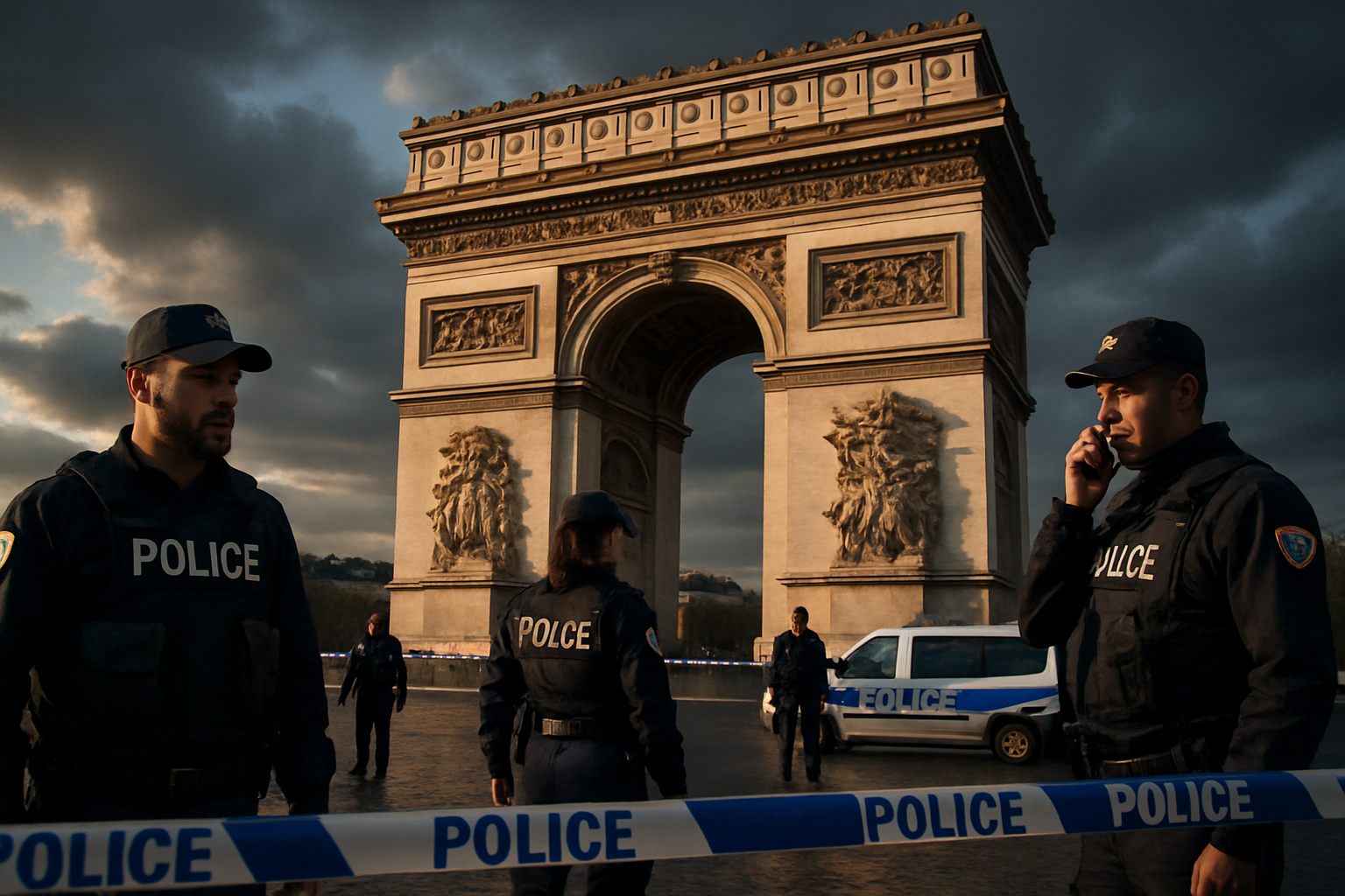 Knife-Wielding Attacker Dies After Assault on Police at Paris Arc de Triomphe