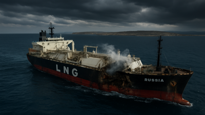 Stricken Russian Tanker Arctic Metagaz Drifts Away From Malta as Mediterranean Environmental Crisis Continues