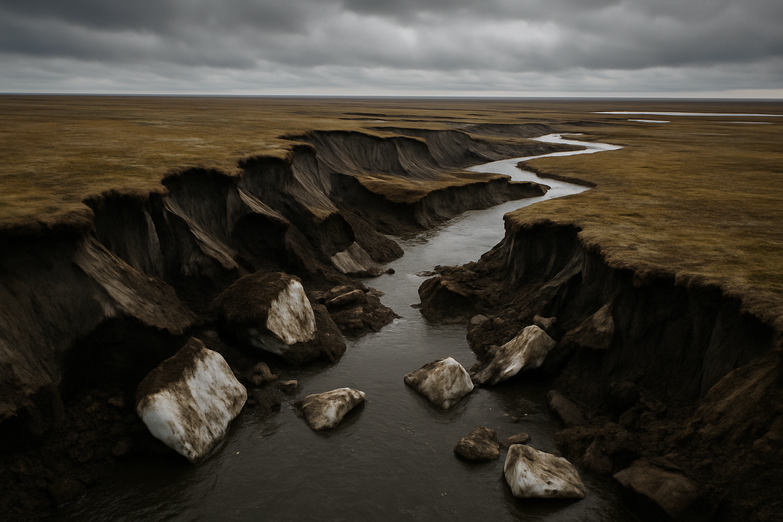 Arctic Permafrost Collapse and El Niño Threaten Global Energy Security Amid Climate Crisis