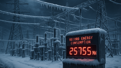 Arctic Blast Strains Global Energy Systems as Record Power Consumption Overwhelms Infrastructure