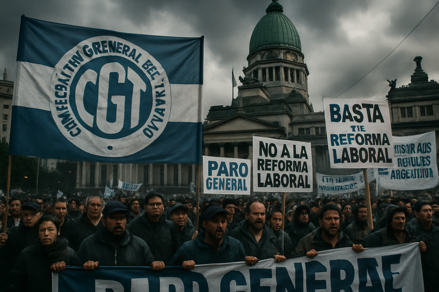 Argentina Paralyzed by Fourth CGT General Strike as Labor Reform Battle Intensifies