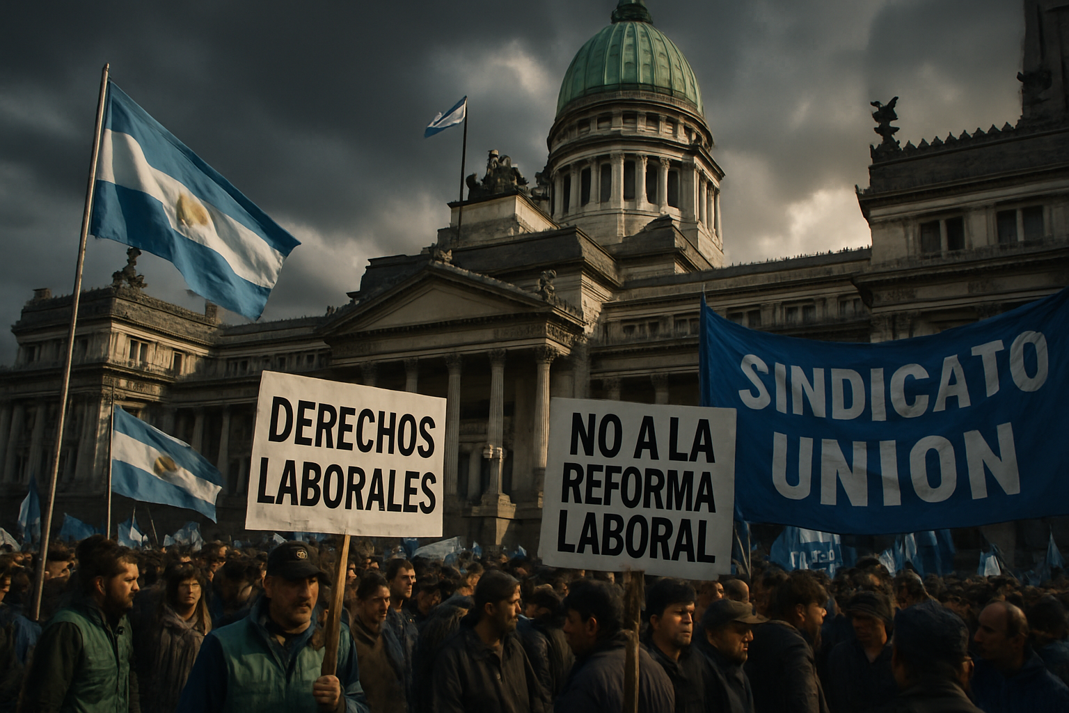 Argentina's Labor Reform Hangs in Balance as Unions Mobilize for Critical Wednesday Protest