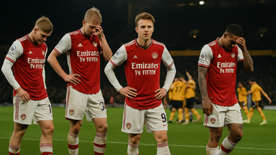 Arsenal's Title Dreams Take Major Hit as Wolves Snatch Dramatic 2-2 Draw in Stoppage Time