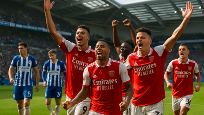 Arsenal Extends Lead to Seven Points as City Stumbles: Gunners Edge Closer to First Title Since Invincibles