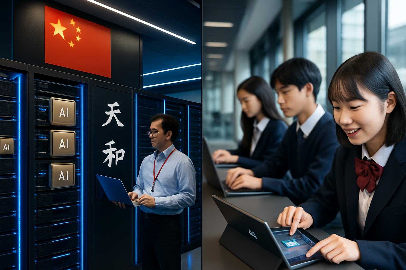 Asia's AI Surge: China Doubles Computing Power Without US Chips While 73% of Japanese Students Embrace AI Tools