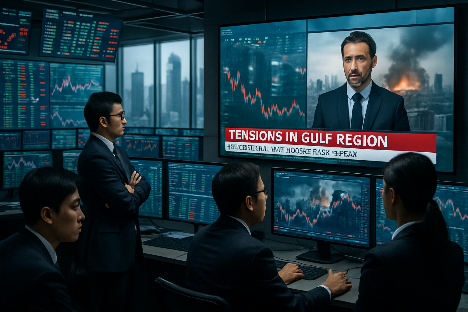 Asian Markets Show Cautious Trading as Gulf Tensions Test Financial Stability