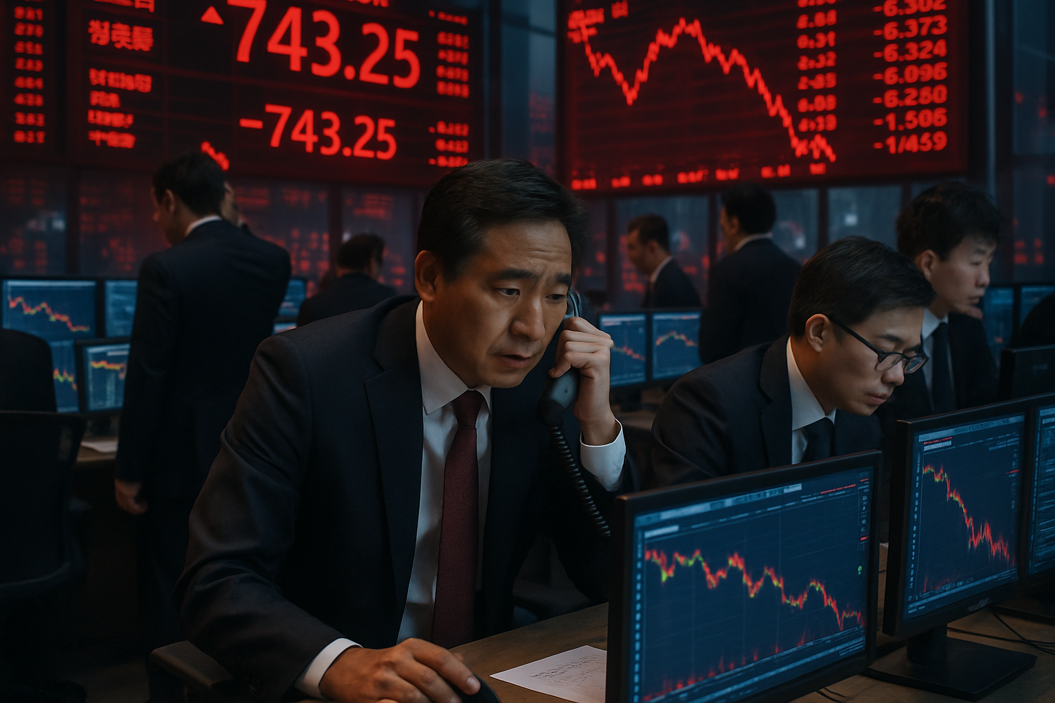 Asian Stock Markets Plunge Dramatically Amid Trump's Iran Ultimatum Crisis