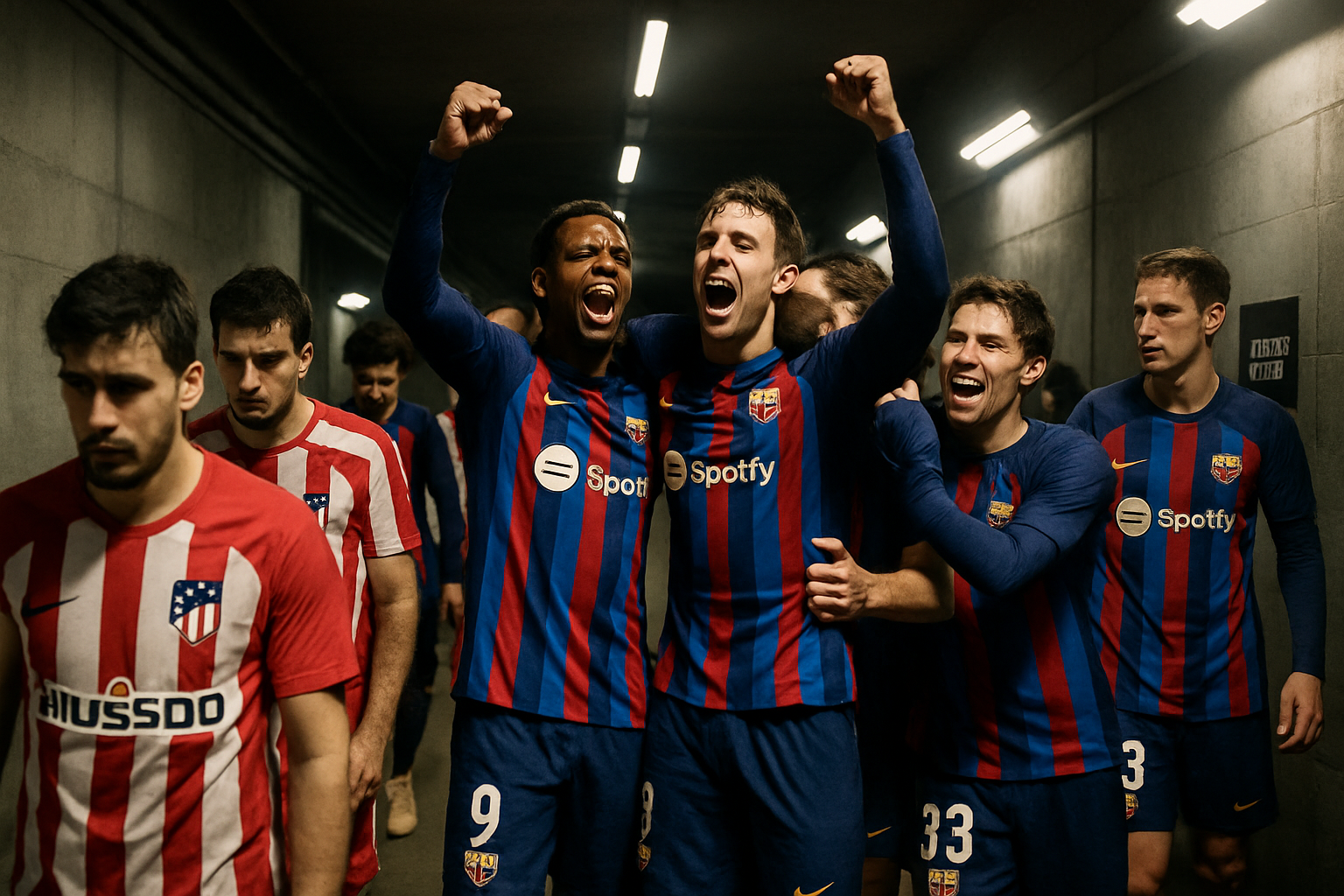 Atletico Madrid Reach Copa del Rey Final Despite 3-0 Barcelona Defeat, Advance on Aggregate