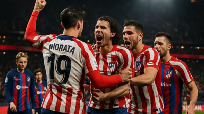 Atletico Madrid Demolishes Barcelona 4-0 in Copa del Rey Semifinal Shocker