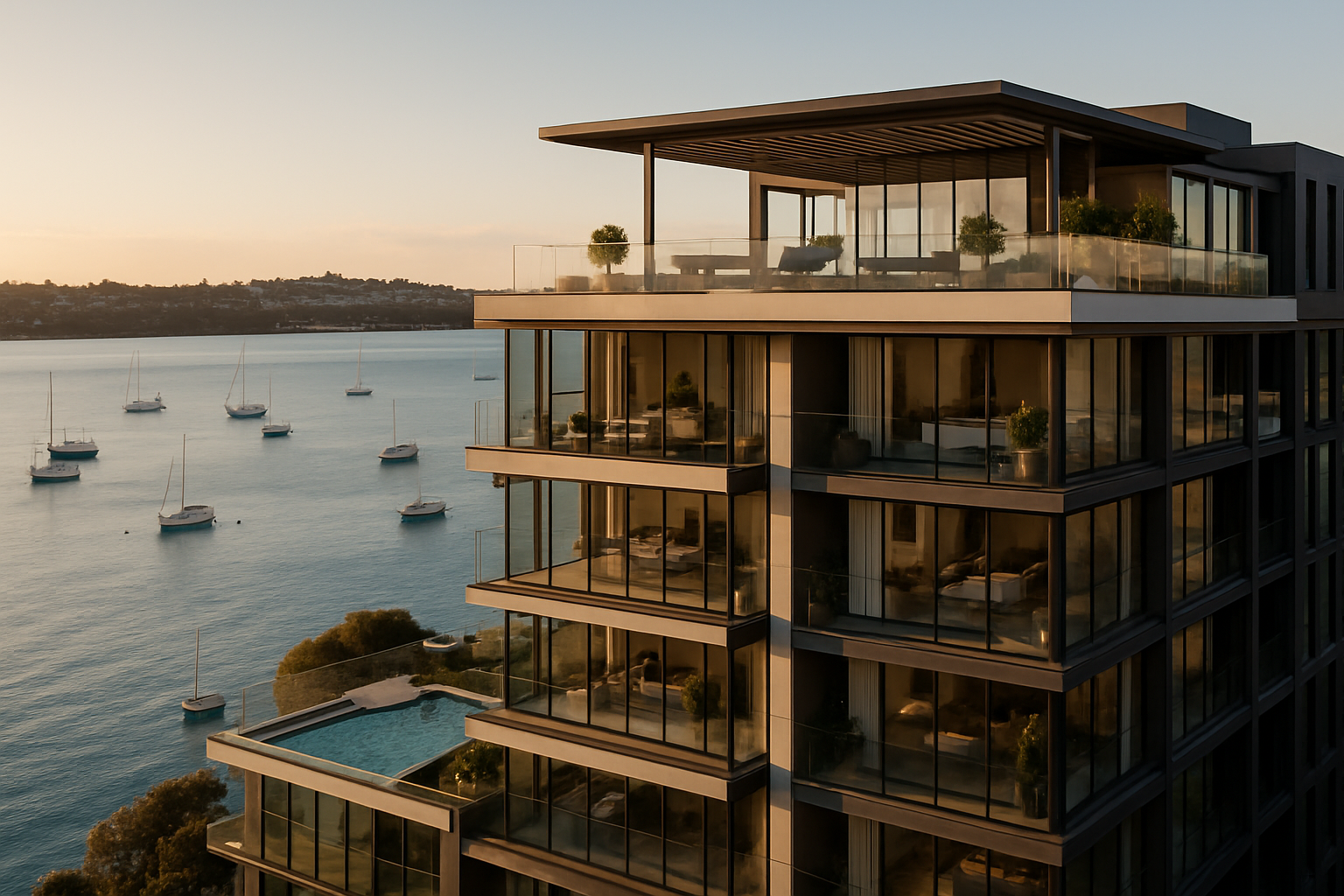 Auckland's $10 Million Waterfront Apartments Set New Standard for Luxury Living at St Marys Bay