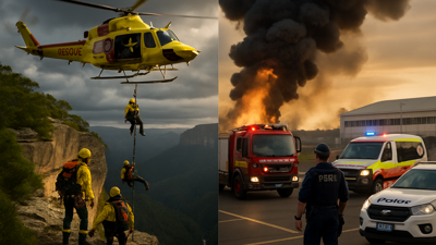 Australia Faces Multiple Emergency Crises: Tragic Mountain Fall Claims Teen Life While Aviation Fire Response Tests Safety Protocols