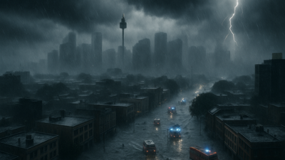 Australia Faces "Apocalyptic" Rain and Dangerous Flash Flooding as Weather Bureau Issues Severe Thunderstorm Warnings