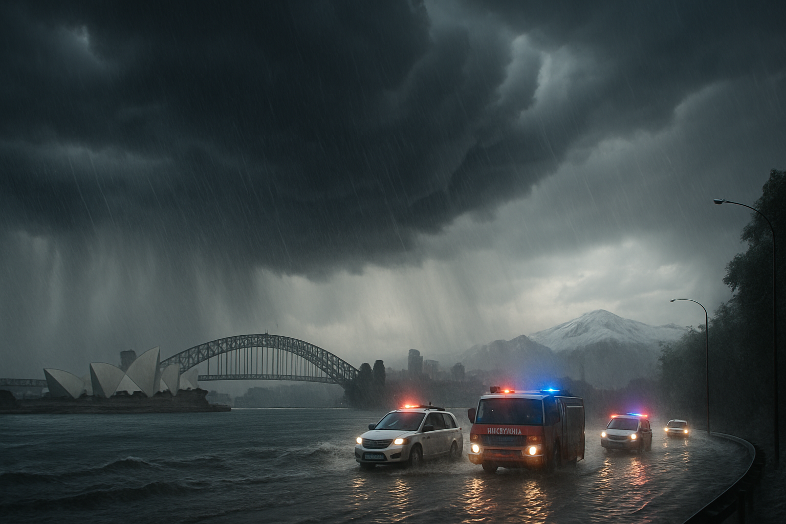 Wild Storm Whips Sydney as Snow Hits NSW and Victoria in Unprecedented Weather Emergency