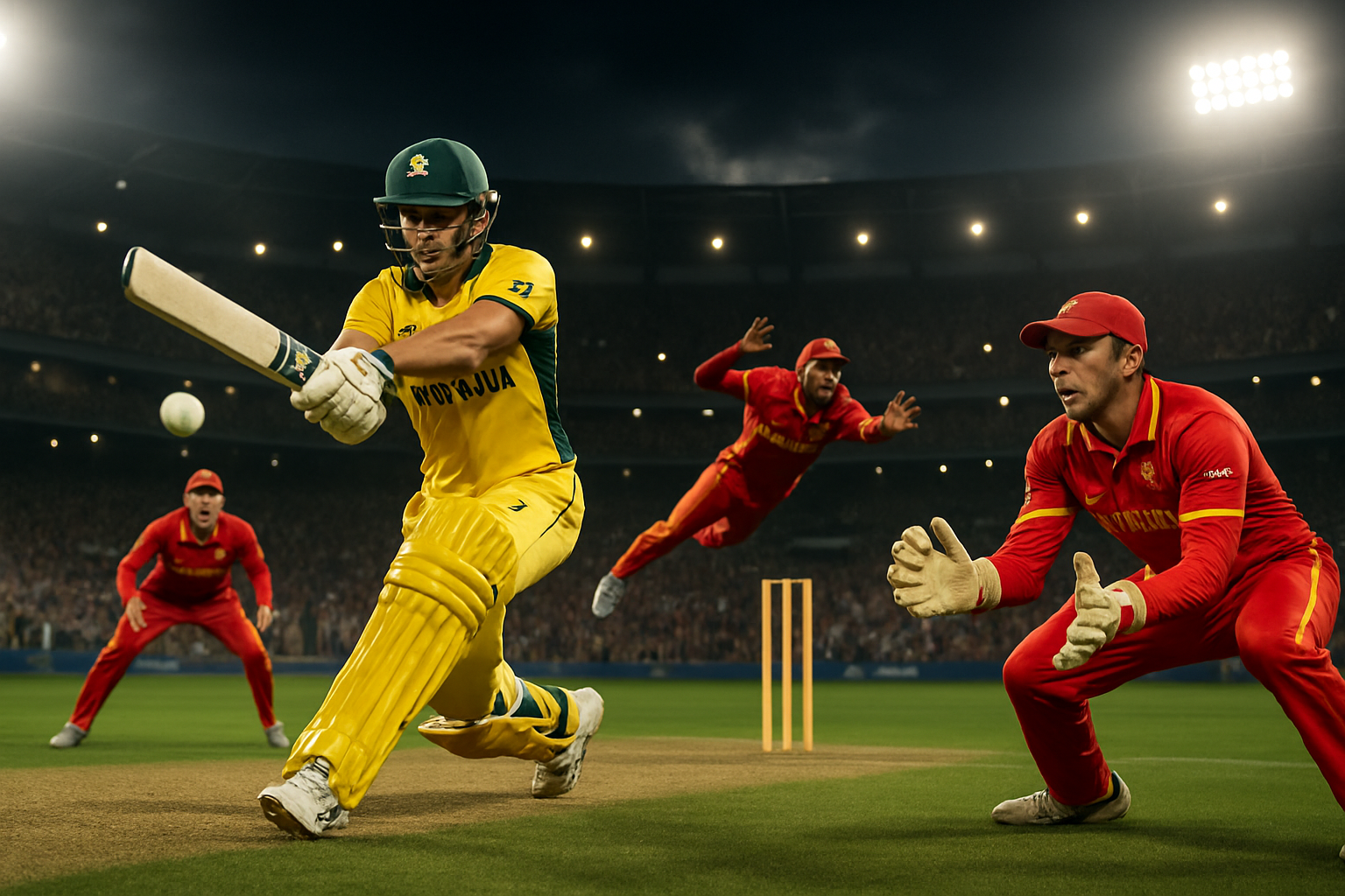 Maxwell Leads Australia Recovery as Thriller Goes Down to the Wire Against Zimbabwe