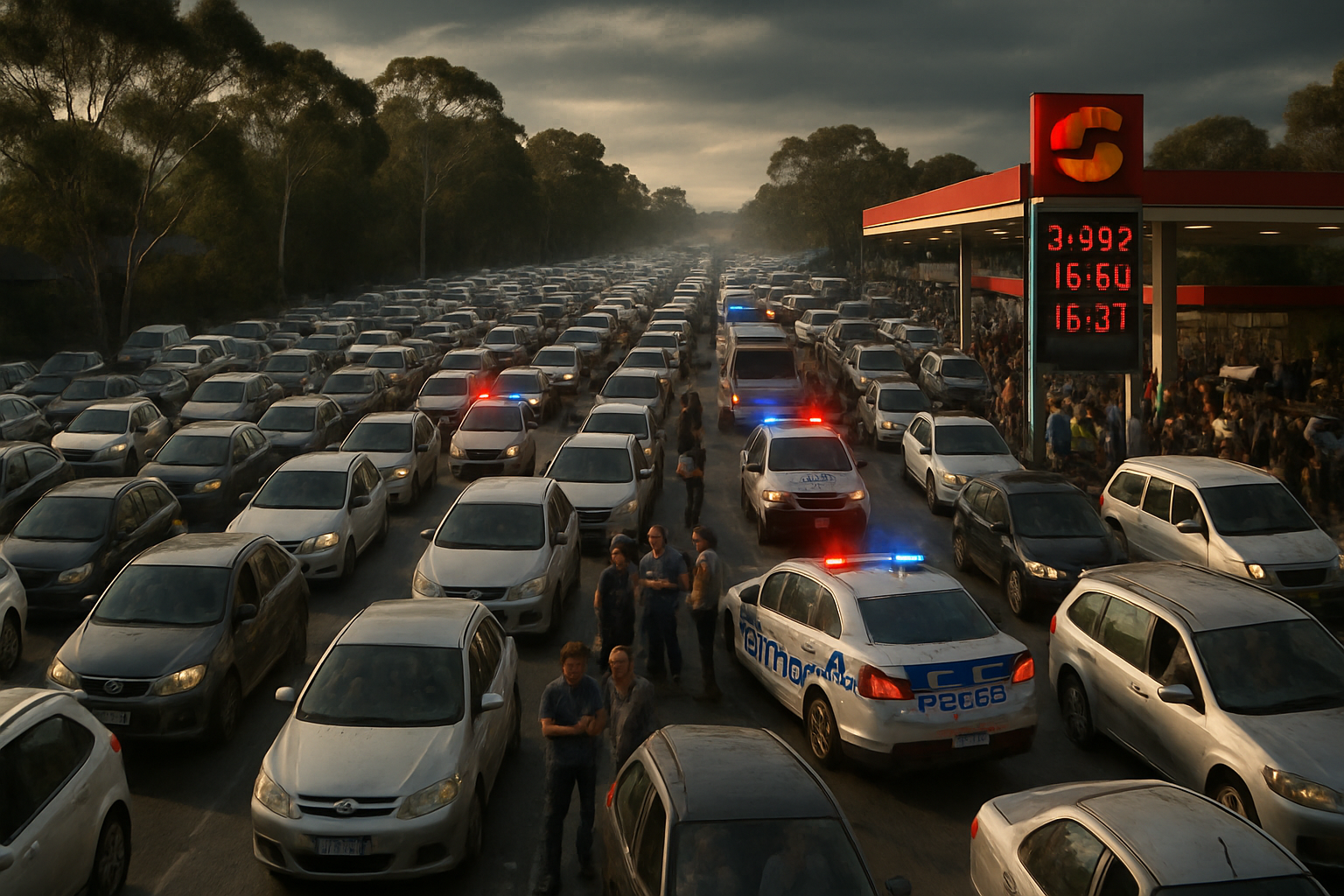 Police Intervention Halts Melbourne Fuel Chaos as Australia Faces Critical Energy Crisis