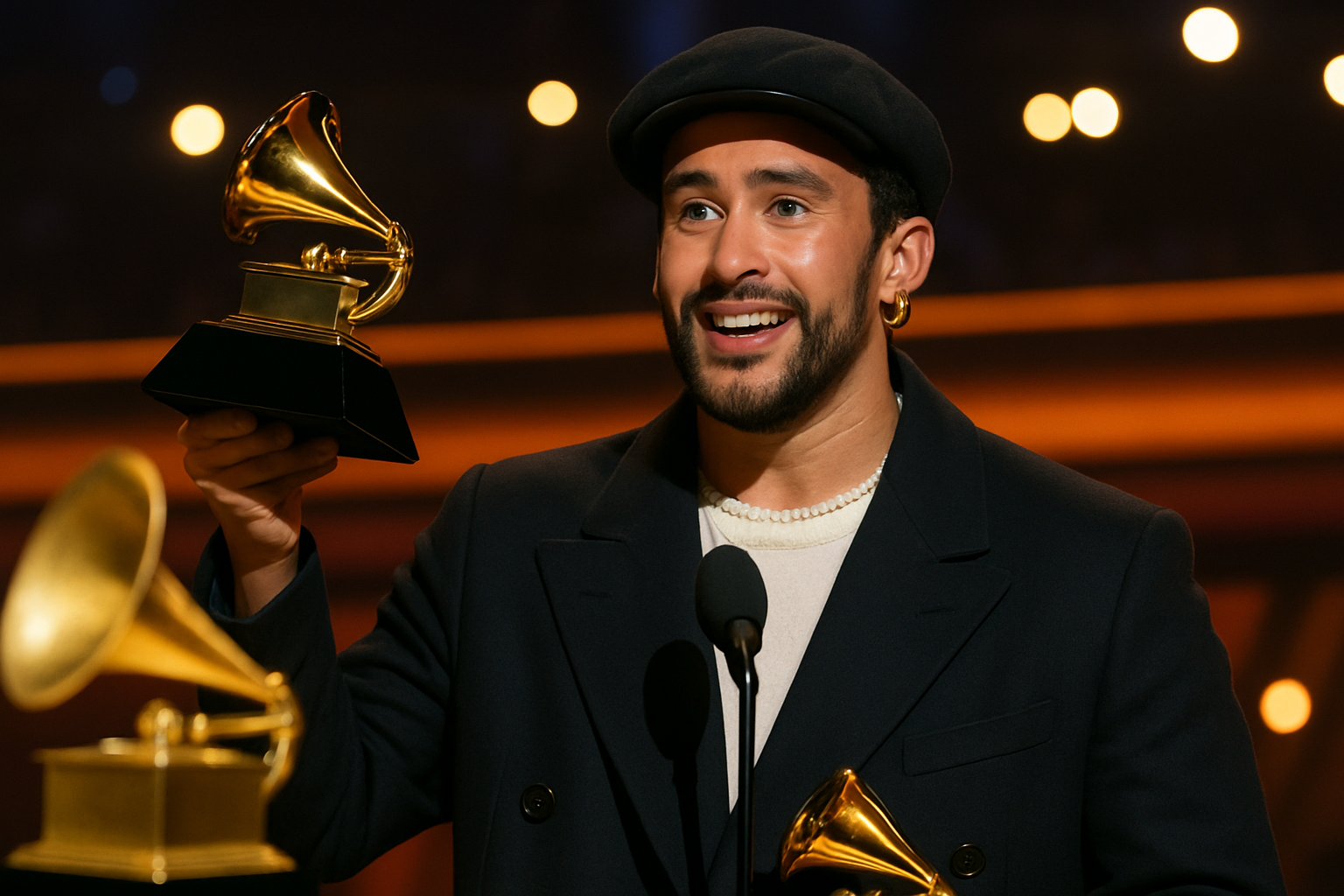 Bad Bunny's Historic Grammy Victory Sparks Political Firestorm as Super Bowl Performance Looms