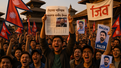 Former Rapper Balen Shah's Party Heads for Historic Landslide Victory in Nepal Parliamentary Elections