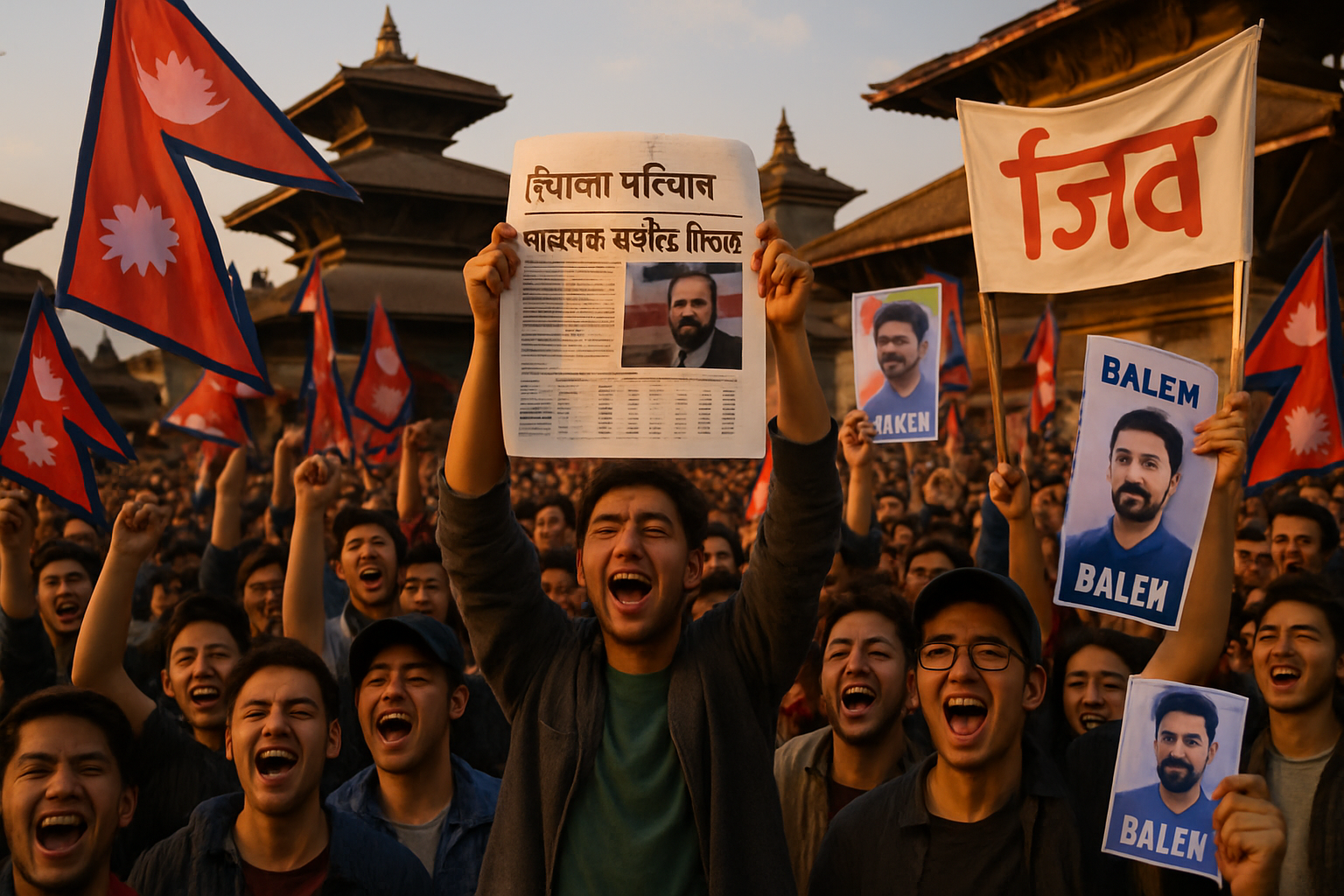 Former Rapper Balen Shah's Party Heads for Historic Landslide Victory in Nepal Parliamentary Elections