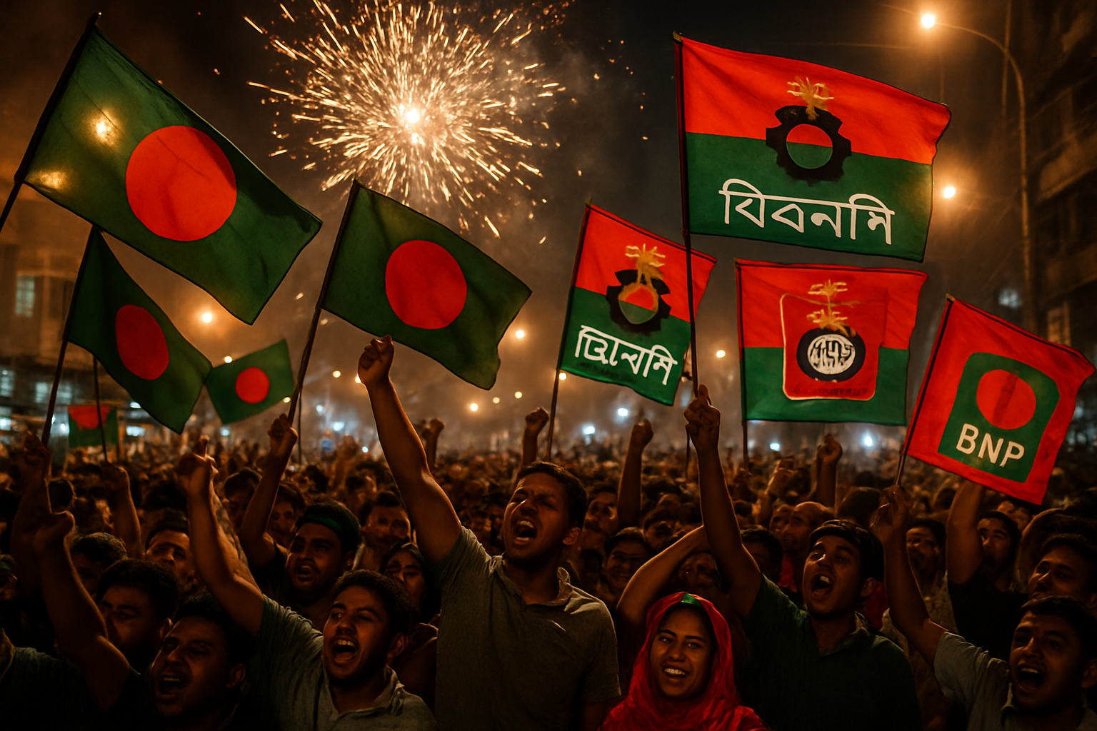 Bangladesh's BNP Achieves Historic Landslide Victory as Tarique Rahman Set to Become Prime Minister