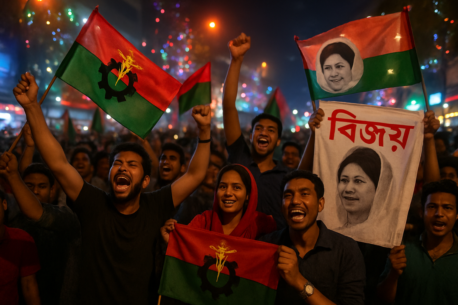 BNP Secures Historic Victory in Bangladesh Elections, Ending 17-Year Awami League Rule
