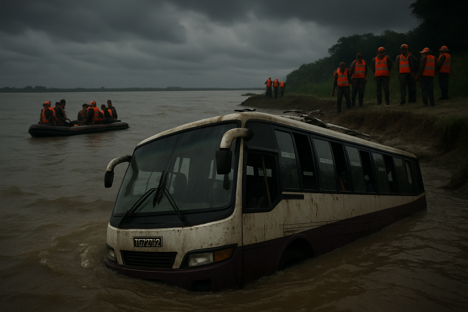 Tragic Bus Plunge into Padma River Claims 24 Lives in Bangladesh Transportation Safety Crisis
