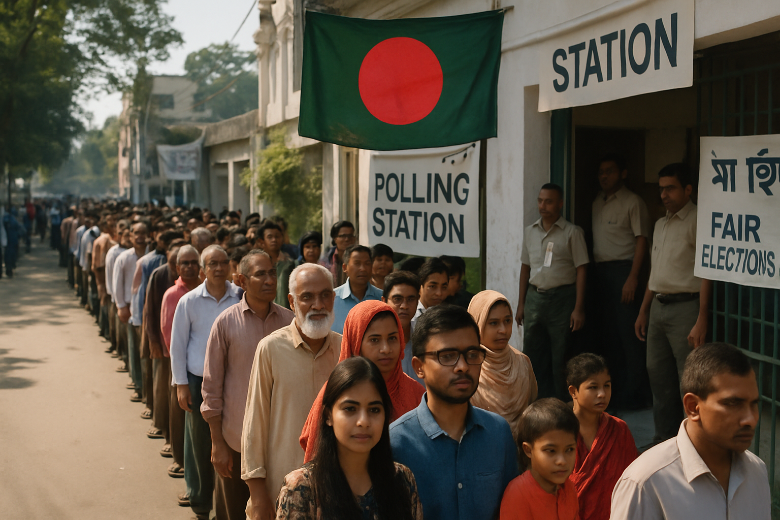 Bangladesh Makes History: First Democratic Election After 17 Years Sees Massive Turnout Following Gen Z Revolution