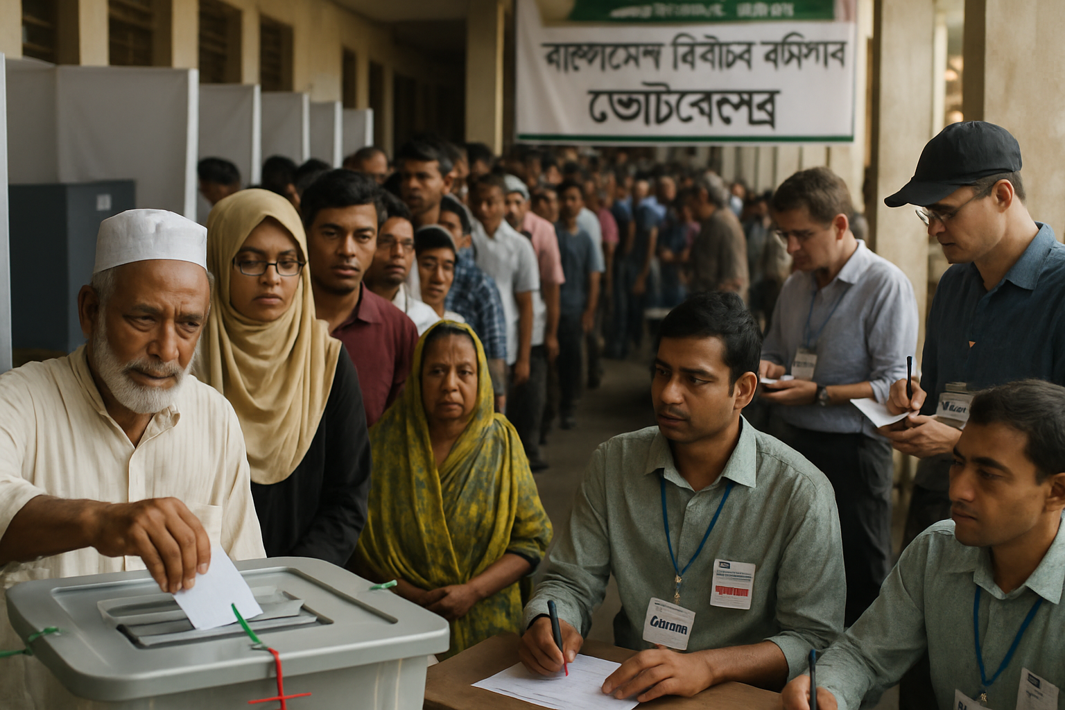 Bangladesh Holds Historic Elections Following Student-Led Uprising That Ousted Sheikh Hasina